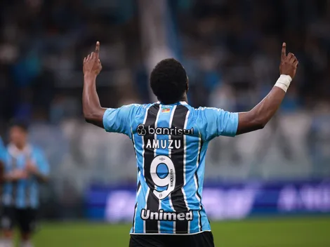 Amuzu, atacante do Grêmio, não deve seguir no clube