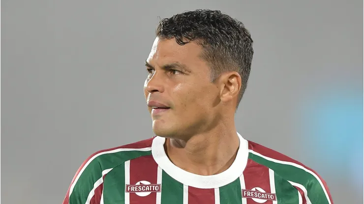 Thiago Silva se esquivou da pergunta no Fluminense.
