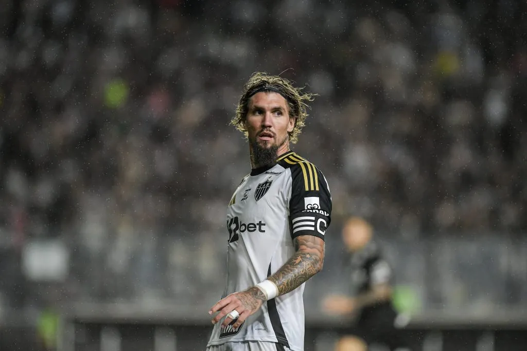 RJ – RIO DE JANEIRO – 10/08/2025 – BRASILEIRO A 2025, VASCO X ATLETICO-MG – Lyanco jogador do Atletico-MG durante partida contra o Vasco no estadio Sao Januario pelo campeonato Brasileiro A 2025. Foto: Thiago Ribeiro/AGIF