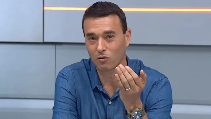 André Rizek analisou a eliminação do Fluminense. Foto: Reprodução / SporTV