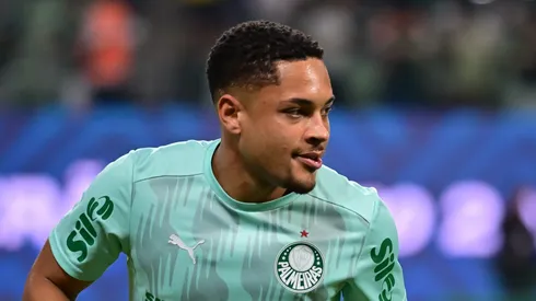 Vitor Roque virou assunto no Palmeiras após o jogo.