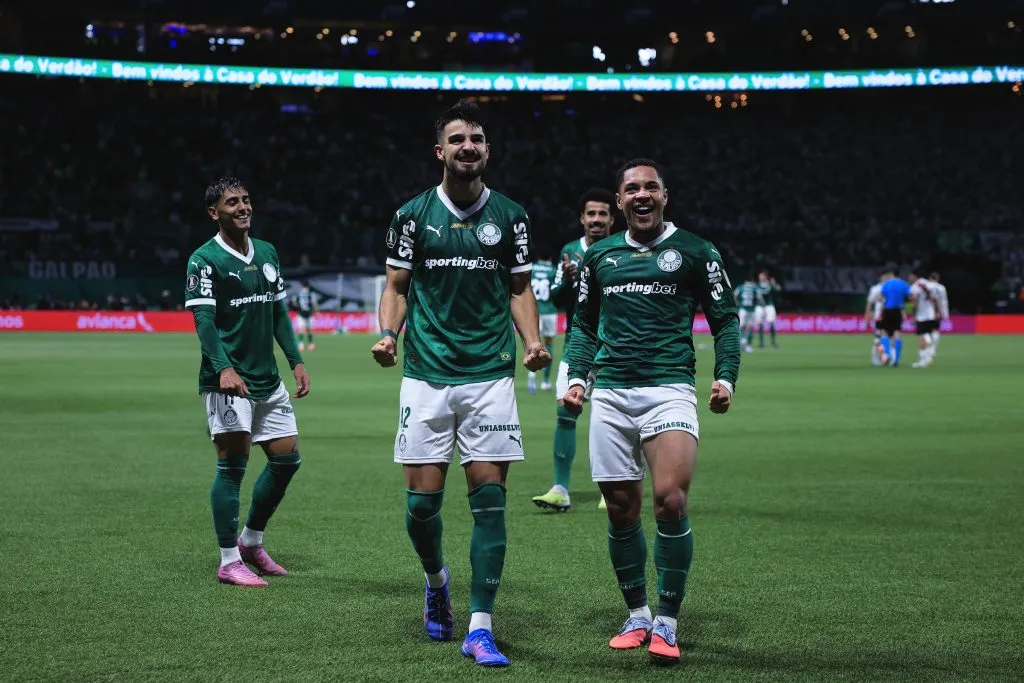 Palmeiras se classifica diante do River Plate. Foto: Ettore Chiereguini/AGIF