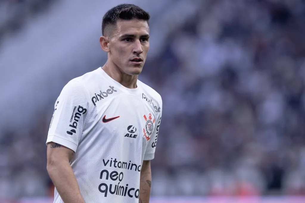 SP – SAO PAULO – 15/07/2023 – COPA DO BRASIL 2023, CORINTHIANS X AMERICA-MG – Matias Rojas jogador do Corinthians durante partida contra o America-MG no estadio Arena Corinthians pelo campeonato Copa do Brasil 2023. Foto: Ettore Chiereguini/AGIF