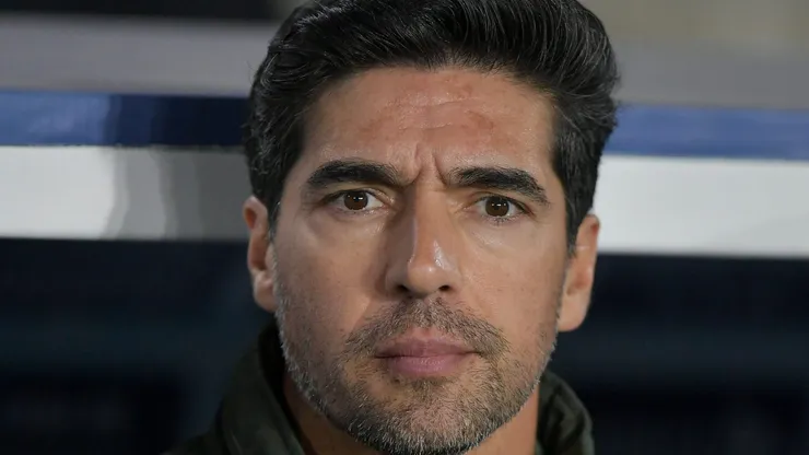 Abel Ferreira tecnico do Palmeiras durante partida contra o Fluminense no estadio Maracana pelo campeonato Brasileiro A 2025.