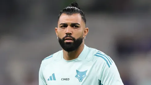 Gabigol jogador do Cruzeiro durante aquecimento antes da partida contra o Sao Paulo no estadio Mineirao pelo campeonato Brasileiro A 2025. Foto: Gilson Lobo/AGIF