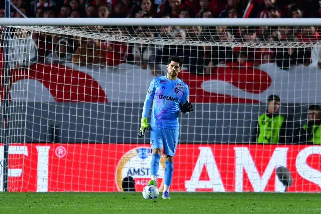 Rossi aplica ‘Lei do Ex’ no Estudiantes e classifica o Flamengo na Libertadores. Foto: Marcelo Endelli/Getty Images