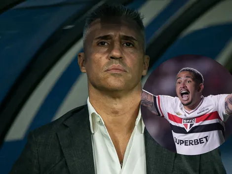 Hernán Crespo sai em defesa de Luciano após eliminação do São Paulo
