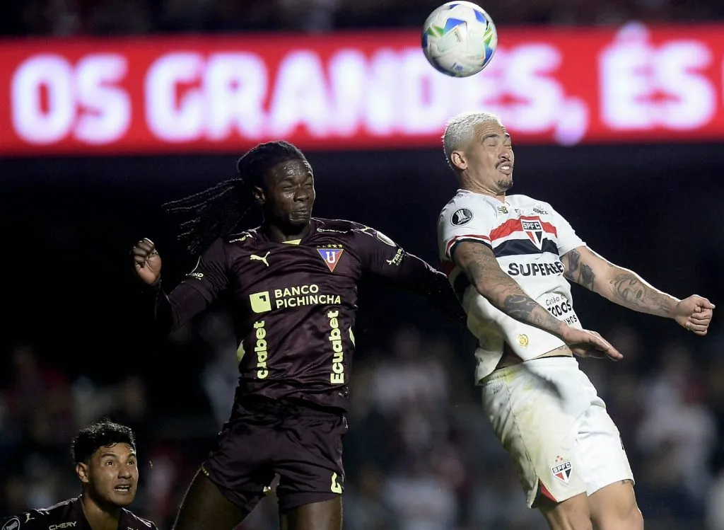 SP – SAO PAULO – 25/09/2025 – COPA LIBERTADORES 2025, SAO PAULO X LDU – Luciano jogador do Sao Paulo durante partida contra o LDU no estadio Morumbi pelo campeonato Copa Libertadores 2025. Foto: Alan Morici/AGIF