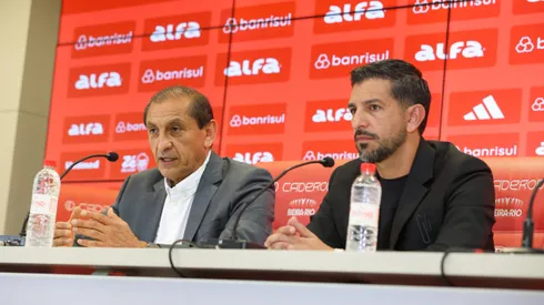 Ramón Díaz foi apresentado como o novo técnico do Internacional. Reprodução/Twitter oficial do SC Internacional