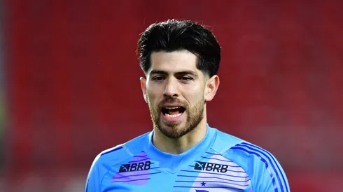 Goleiro Rossi foi decisivo na classificação do Flamengo contra o Estudiantes. Foto: Marcelo Endelli/Getty Images