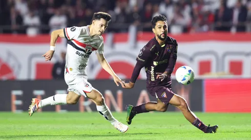 Ação foi realizada no começo do jogo entre São Paulo e LDU