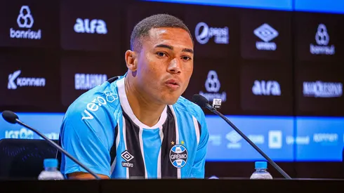 Carlos Vinícius, jogador do Grêmio. Foto: ANGELO PIERETTI/GRÊMIO FBPA