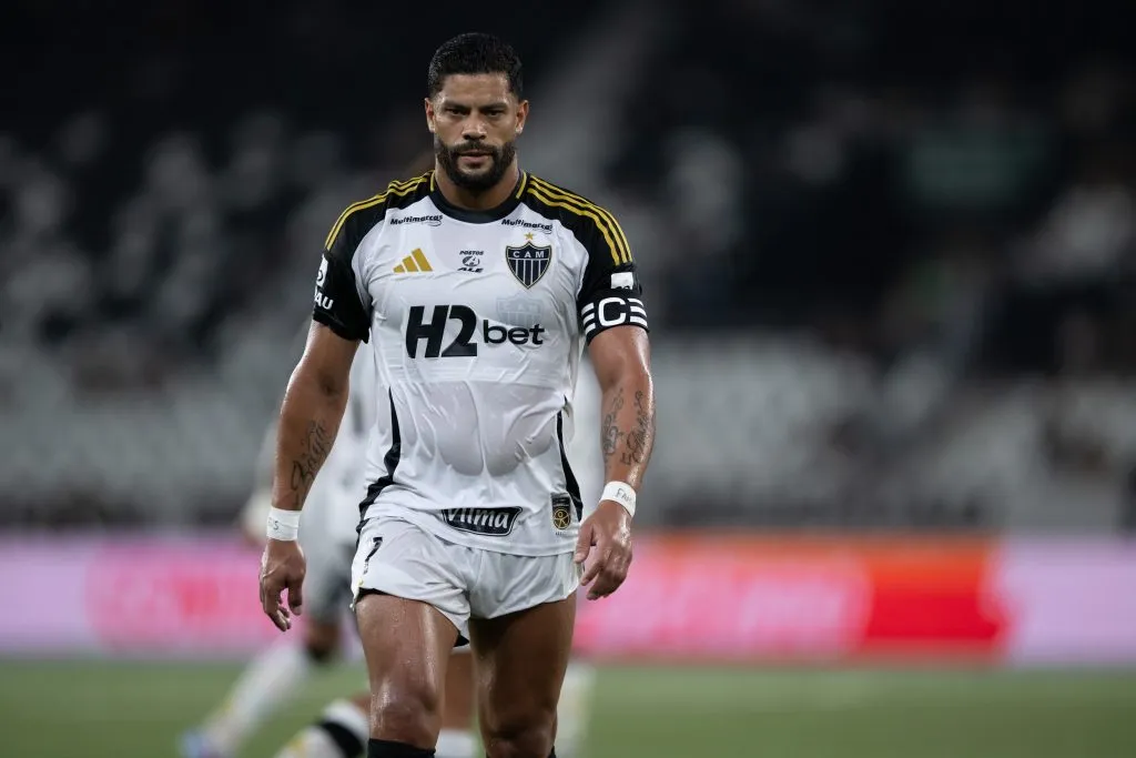 RJ – RIO DE JANEIRO – 20/09/2025 – BRASILEIRO A 2025, BOTAFOGO X ATLETICO-MG – Hulk jogador do Atletico-MG durante partida contra o Botafogo no estadio Engenhao pelo campeonato Brasileiro A 2025. Foto: Jorge Rodrigues/AGIF