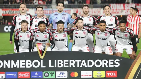 Time do Flamengo em jogo pela Copa Libertadores. Foto: Gilvan de Souza/Flamengo
