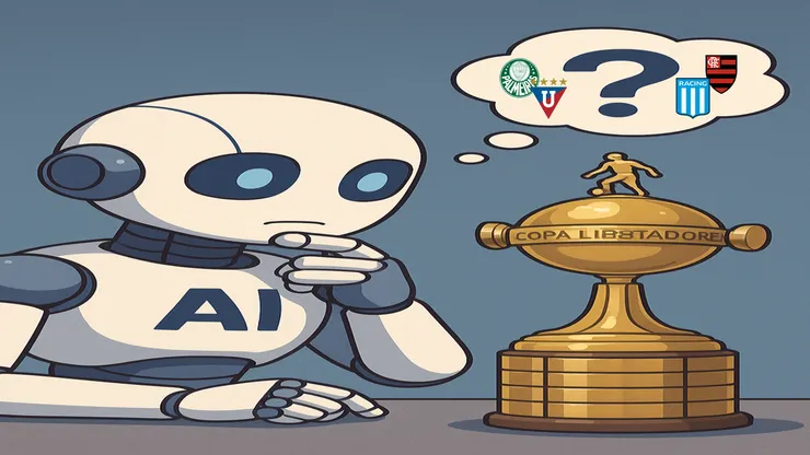 Inteligência artificial prevê final da Copa Libertadores 2025