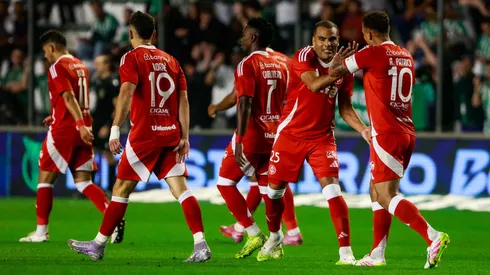 Alan Patrick comemorando gol em Juventude x Internacional pelo Brasileirão 2025. Foto: Luiz Erbes/AGIF