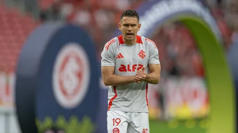 RS – PORTO ALEGRE – 21/09/2025 – BRASILEIRO A 2025, INTERNACIONAL X GREMIO – Rafael Borre jogador do Internacional durante partida contra o Gremio no estadio Beira-Rio pelo campeonato Brasileiro A 2025. Foto: Liamara Polli/AGIF