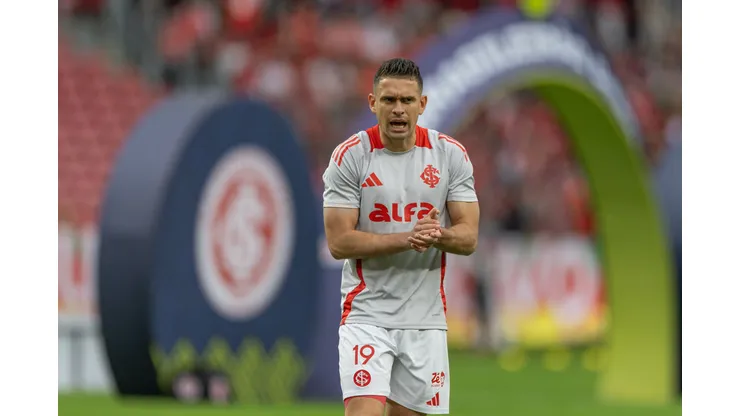 RS - PORTO ALEGRE - 21/09/2025 - BRASILEIRO A 2025, INTERNACIONAL X GREMIO - Rafael Borre jogador do Internacional durante partida contra o Gremio no estadio Beira-Rio pelo campeonato Brasileiro A 2025. Foto: Liamara Polli/AGIF