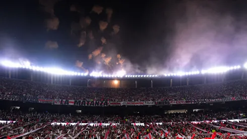 orcida do River Plate antes de River x Palmeiras pela Libertadores 2025. Foto: Marcelo Endelli/Getty Images