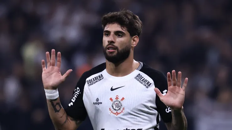 SP - SAO PAULO - 03/05/2025 - BRASILEIRO A 2025, CORINTHIANS X INTERNACIONAL - Yuri Alberto jogador do Corinthians durante partida contra o Internacional no estadio Arena Corinthians pelo campeonato Brasileiro A 2025. Foto: Marcello Zambrana/AGIF