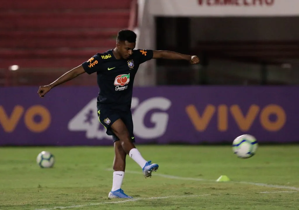 Treino da Selecao Brasileira Sub 23 em Recife – Rodrygo Goes durante treino do Selecao Brasileira no Aflitos. Foto: Caio Falcão/AGIF