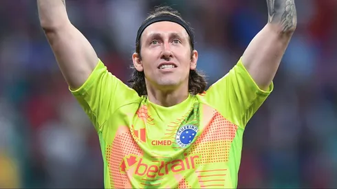 Cássio durante confronto contra o Bahia no Brasileirão 2025.