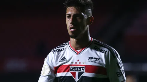 SP – Sao Paulo – 26/06/2022 – BRASILEIRO A 2022, SAO PAULO X JUVENTUDE – Rigoni jogador do Sao Paulo lamenta chance perdida durante partida contra o Juventude no estadio Morumbi pelo campeonato Brasileiro A 2022. Foto: Marcello Zambrana/AGIF