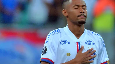 BA – SALVADOR – 13/03/2025 – COPA LIBERTADORES 2025, BAHIA X BOSTON RIVER – Ademir, jogador do Bahia durante partida contra o Boston River no estadio Arena Fonte Nova pelo campeonato Copa Libertadores 2025. Foto: Walmir Cirne/AGIF