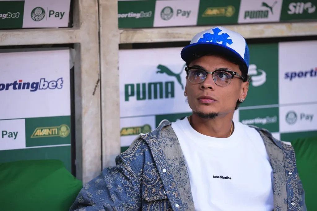 SP – SAO PAULO – 20/07/2025 – BRASILEIRO A 2025, PALMEIRAS X ATLETICO-MG – Richard Rios ex-jogador do Palmeiras visita o clube durante partida contra o Atletico-MG no estadio Arena Allianz Parque pelo campeonato Brasileiro A 2025. Foto: Ettore Chiereguini/AGIF