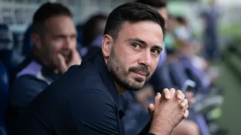 Davide Ancelotti durante confronto contra o Fluminense no Campeonato Brasileiro de 2025. Foto: Jorge Rodrigues/AGIF