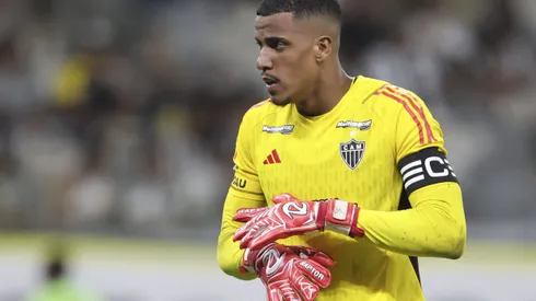 MG – BELO HORIZONTE – 22/01/2025 – MINEIRO 2025, ATLETICO-MG X DEMOCRATA – Gabriel Delfim goleiro do Atletico-MG durante partida contra o Democrata no estadio Mineirao pelo campeonato Mineiro 2025. Foto: Gilson Lobo/AGIF