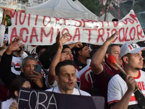Torcida organizada do São Paulo protesta no MorumBIS