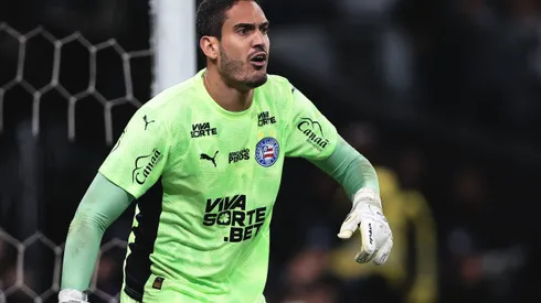 SP – SAO PAULO – 16/08/2025 – BRASILEIRO A 2025, CORINTHIANS X BAHIA – Ronaldo goleiro do Bahia durante partida contra o Corinthians no estadio Arena Corinthians pelo campeonato Brasileiro A 2025. Foto: Ettore Chiereguini/AGIF