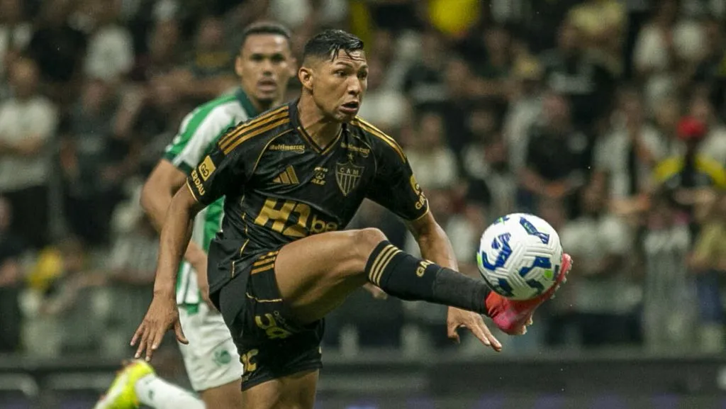 Rony em campo durante Atlético-MG x Juventude. Foto: Fernando Moreno/AGIF