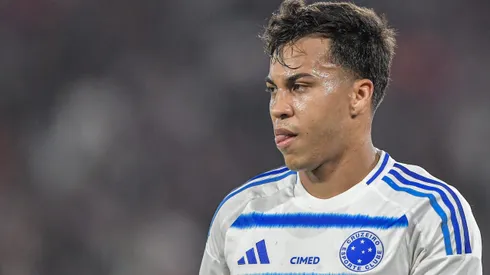 Kaio Jorge jogador do Cruzeiro durante partida contra o Fluminense no estadio Maracana pelo campeonato Brasileiro A 2025.