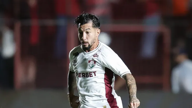Lucho Acosta se firma com Zubeldía. Foto: Marcelo Gonçalves/Fluminense