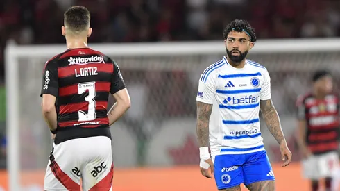 Gabigol ficou poucos minutos em campo durante Flamengo x Cruzeiro