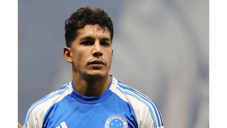 Lucas Romero durante confronto contra o Atlético-MG na Copa do Brasil de 2025. Foto: Gilson Lobo/AGIF