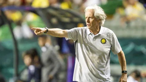 HONG KONG, CHINA – AUGUST 23: Team head coach Jorge Jesus of Al-Nassr gestures during the Saudi Super Cup final between Al-Nassr and Al-Ahli at Hong Kong Stadium on August 23, 2025 in Hong Kong, China. (Photo by Yu Chun Christopher Wong/Eurasia Sport Images/Getty Images)