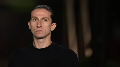 Filipe Luís, técnico do Flamengo. Foto: Jorge Rodrigues/AGIF