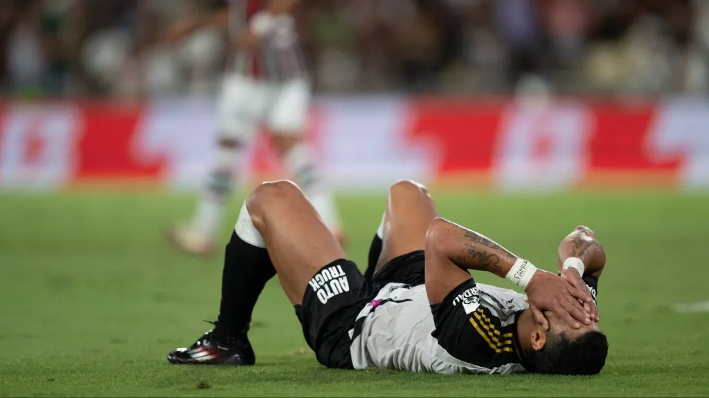 Hulk durante Fluminense x Atlético-MG. Foto: Jorge Rodrigues/AGIF
