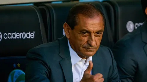 Ramon Diaz tecnico do Internacional durante partida contra o Juventude no estadio Alfredo Jaconi pelo campeonato Brasileiro A 2025. Foto: Luiz Erbes/AGIF