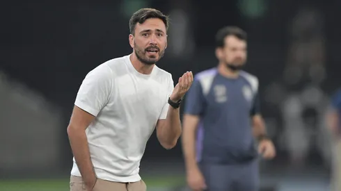 RJ – RIO DE JANEIRO – 01/10/2025 – BRASILEIRO A 2025, BOTAFOGO X BAHIA – Davide Ancelotti tecnico do Botafogo durante partida contra o Bahia no estadio Engenhao pelo campeonato Brasileiro A 2025. Foto: Thiago Ribeiro/AGIF