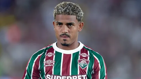 John Kennedy jogador do Fluminense durante partida contra o Atletico-MG no estadio Maracana pelo campeonato Brasileiro A 2025. Foto: Thiago Ribeiro/AGIF