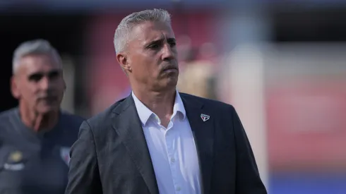 Hernan Crespo tecnico do Sao Paulo durante partida contra o Palmeiras no estadio Morumbi pelo campeonato Brasileiro A 2025. Foto: Ettore Chiereguini/AGIF