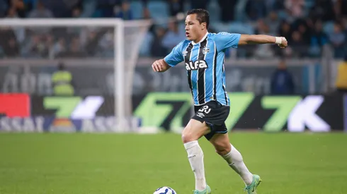 Marlon jogador do Gremio durante partida contra o Sport no estadio Arena do Gremio pelo campeonato Brasileiro A 2025.