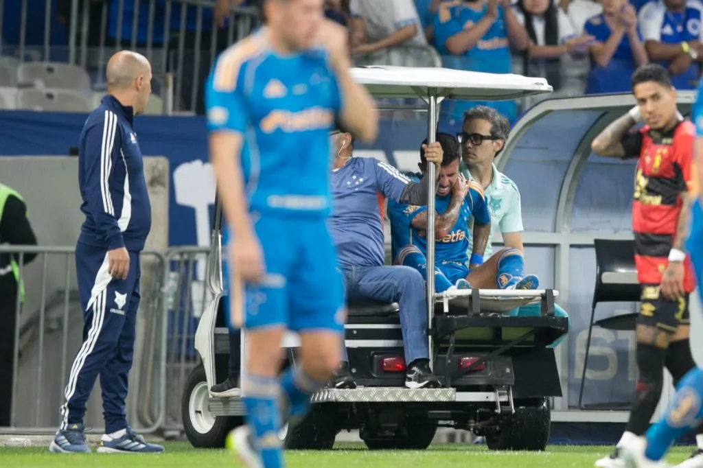 Matheus Henrique jogador do Cruzeiro durante a partida contra o Sport no Estadio Mineirao em Belo Horizonte, pelo Campeonato Brasileiro A 2025. Foto: Marlon Costa/AGIF
