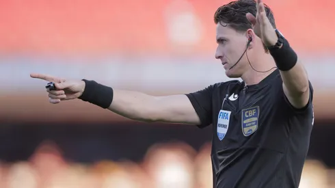 Ramon Abatti Abel no polêmico São Paulo x Palmeiras. Foto: Ettore Chiereguini/AGIF