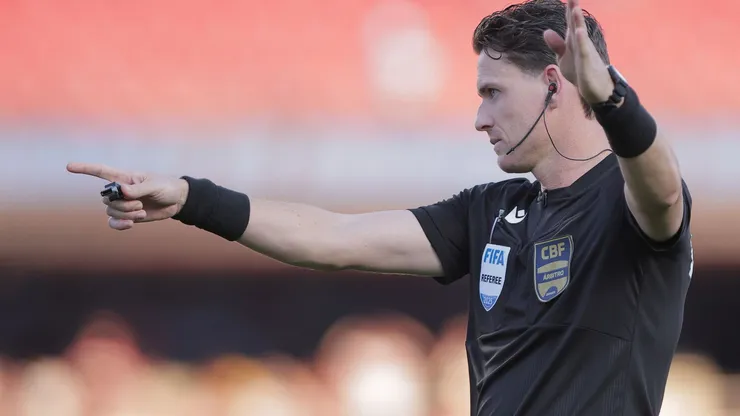 Ramon Abatti Abel no polêmico São Paulo x Palmeiras. Foto: Ettore Chiereguini/AGIF
