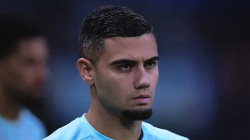 SP – SAO PAULO – 13/09/2025 – BRASILEIRO A 2025, PALMEIRAS X INTERNACIONAL – Andreas Pereira jogador do Palmeiras durante aquecimento antes da partida contra o Internacional no estadio Arena Allianz Parque pelo campeonato Brasileiro A 2025. Foto: Ettore Chiereguini/AGIF